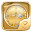 Gold Go Clock Theme Download on Windows