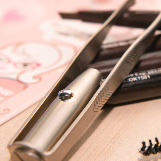 Title 1, Visual Eyebrow Clip with Light for Trimming and...