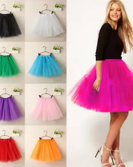 Women Summer Vintage Tulle Skirt Adult Fancy Ballet Dance... - 0