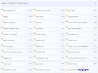 Tandoori Chai Times menu 5