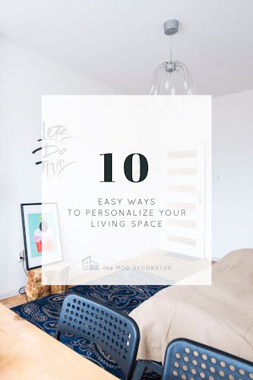 Personalize Your Space - Pinterest Pin template