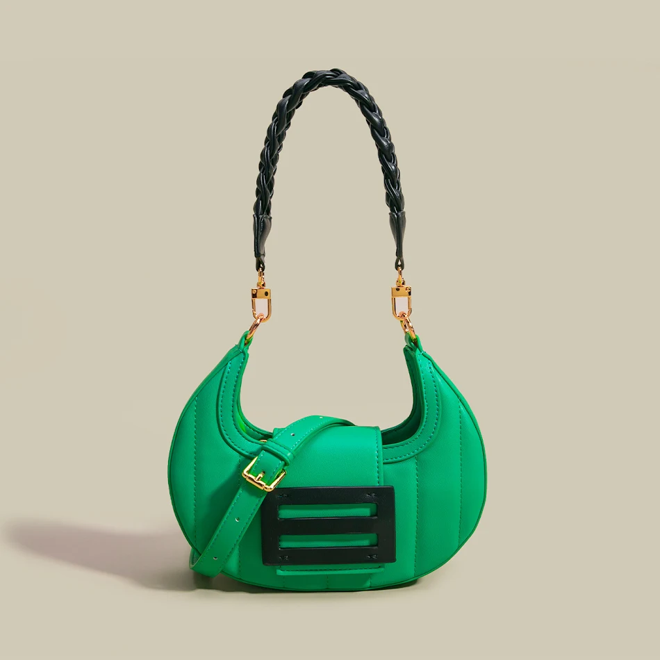Small Group Design Underarm Bag Female Crescent