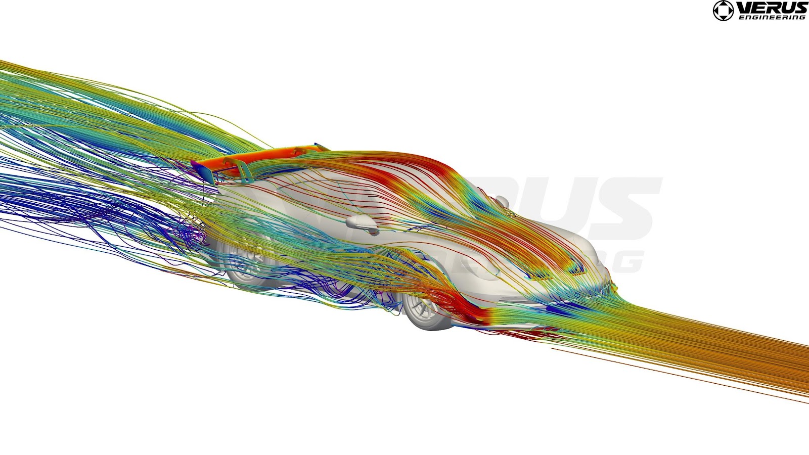 Computational fluid dynamics (CFD) analysis on Porsche 992