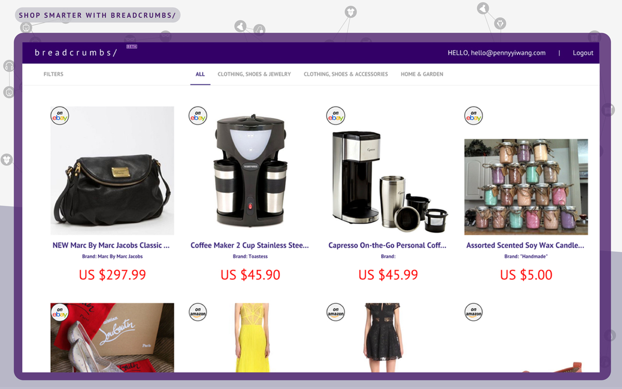 Breadcrumbs/ for online shopping Preview image 5