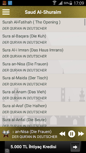 Quran German Audio Mp3