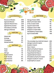 The 17 Juice Bar menu 1