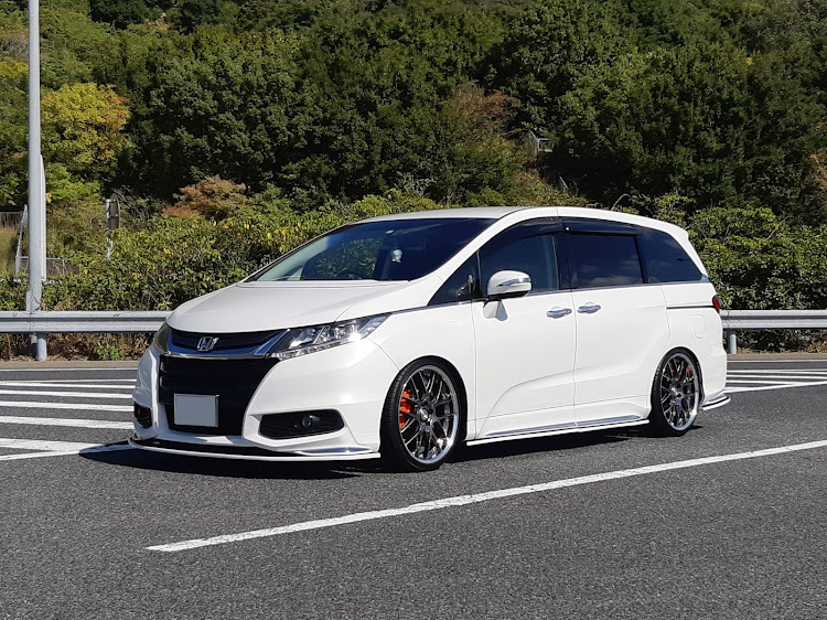オデッセイのしまなみオフ・中四国もあついぜ・中四国は低車高地域らしい・楽しい１日はあっという間に関するカスタム事例の投稿画像1枚目