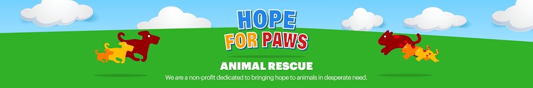 Hope For Paws - Official Rescue Channel Banner