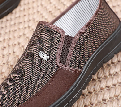 Title 26, Mens Thin Slip-on Non-slip Elderly Dad Shoes B...