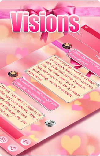 Pink Bowknot Keyboard Theme