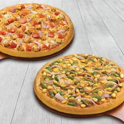 2 Medium Pizzas At Rs 299 Each