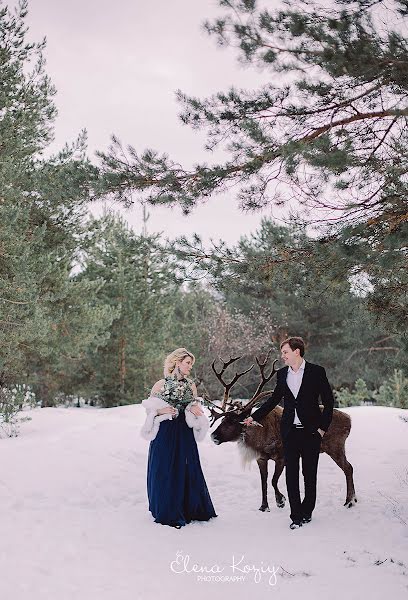 Fotógrafo de casamento Elena Koziy (kolenka). Foto de 28 de março 2017