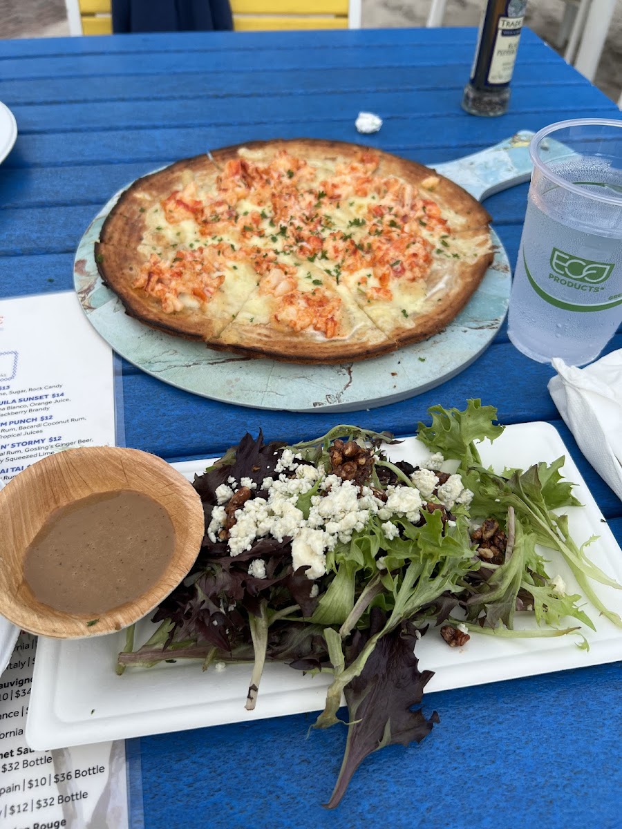 Gluten-Free Pizza at Seaside Cafe at the Mansion