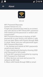 Free WiFi Password Recovery Screenshot