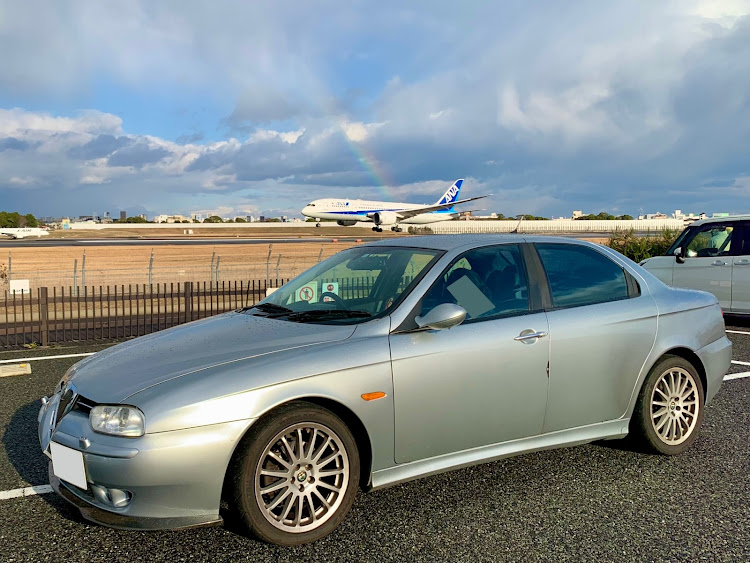 156の伊丹空港✈️・初ドライブ🚙💨・ジェットエンジンの威力😆・縁起がイイぞ👍🌈・密談？？？😁に関するカスタム事例の投稿画像8枚目