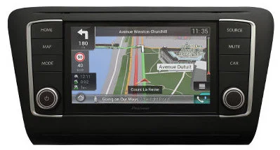 Pioneer Nav Skoda Octavia (5E - 2013 onward) (Matte Black)