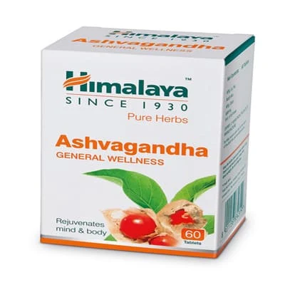 Himalaya Pure Herbs Ashvagandha Tablets 60 Pcs