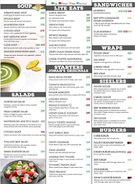 Jonah's Bistro menu 2