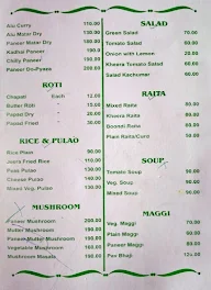 Punjab Restaurant menu 2