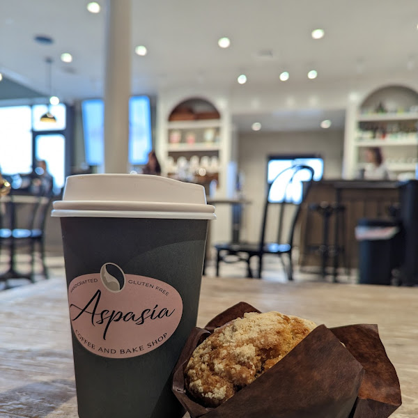 Cranberry orange muffin + large latte