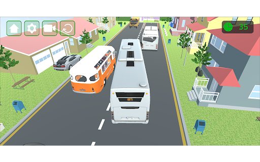 City Bus Parking Challenge Simulator 3D