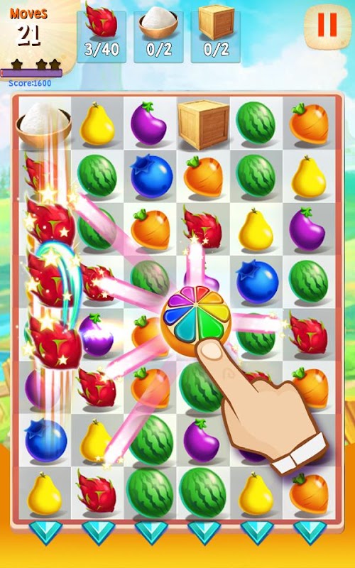 Android application Fruit Hero Frozen Treat screenshort