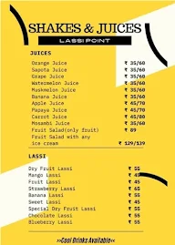 Shakes & Juices Lassi Point menu 1