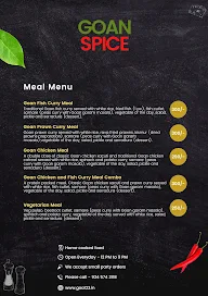 Goan Spice menu 5