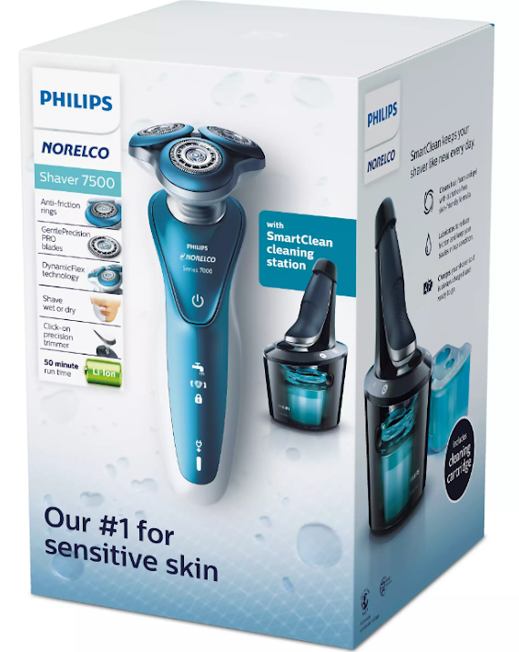 Máy Cạo Râu Cao Cấp Philips Norelco For Sensitive Skin S7371/84 | Made In Netherlands