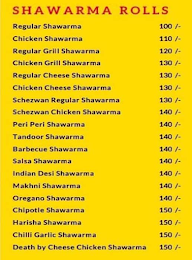 Shawarma Wala menu 1