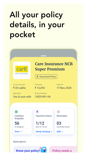 Screenshot Policybazaar - Compare & Buy