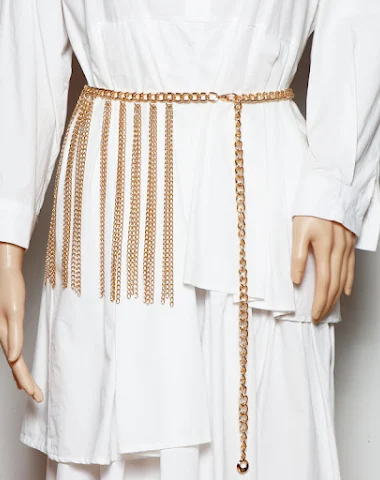 Chaîne de taille à franges danse du - 1