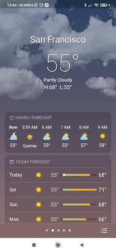 Screenshot Real Weather