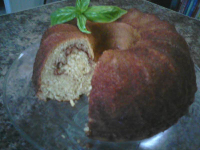 Saucy Apple Swirl Bundt Cake