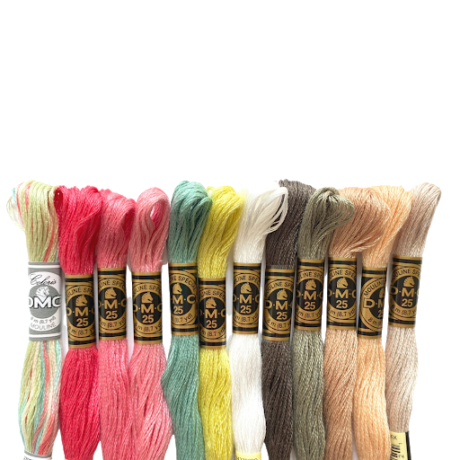 Lazy Hazy Days Colour Palette Embroidery Threads