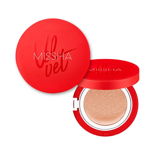 Phấn Nước Missha Velvet Finish Cushion (Hộp Đỏ)21 Màu Sáng