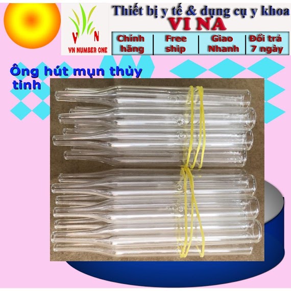 Ống Hút Mụn Thủy Tinh Máy 5 In 1 Dùng Trong Spa