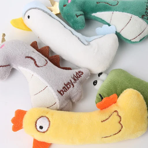 Cute Cat Toys Funny Interactive Plush Cat Toy Mini Teeth Grinding Catnip Toys Kitten Chewing Squeaky Toy Pets Accessorie