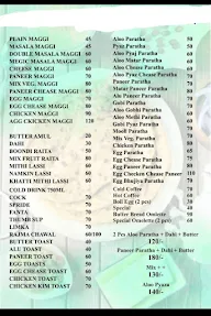 Sahu Paratha Company menu 1