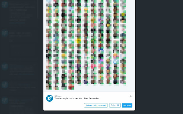 TweetDeck Select All chrome extension