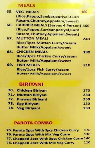 Sumadhura Mess menu 2