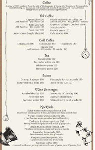 The Hatter's Table menu 1