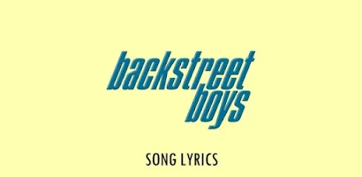 BACKSTREET BOYS Lyrics APK für Android herunterladen