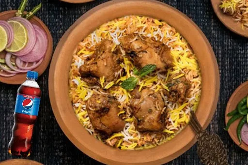 Chicken Dum Biryani Handi (Boneless)