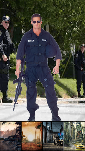 Police Photo Suit