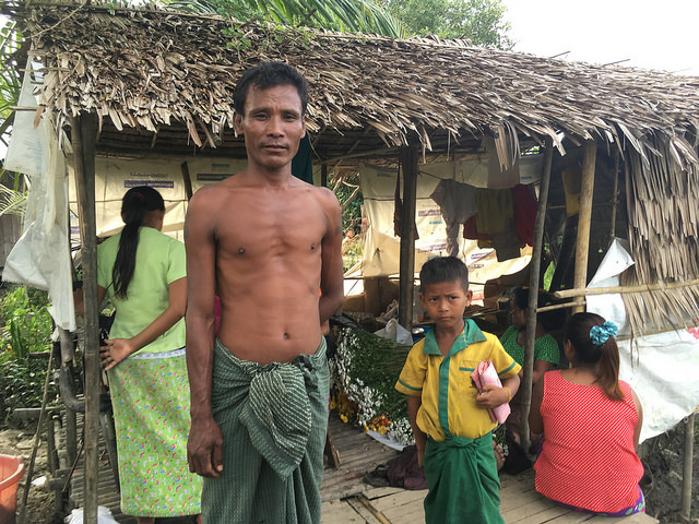 A former soldier in the Burmese village of Dalla who says he doesn?t like Muslims because of what is happening in Rakhine State. Credit: Pascal Laureyn/IPS