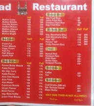 Hyderabad Restaurant menu 2