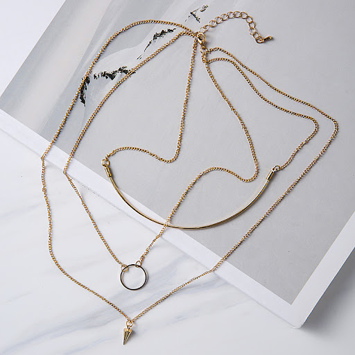 Title 2, Korean Fashion Multideck Design Long Necklace f...