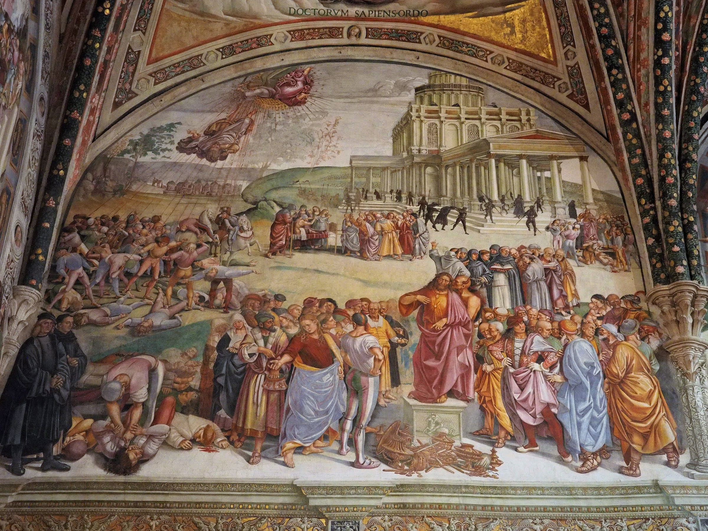 Luca Signorelli, Predica e fatti dell'Anticristo, Storie degli ultimi giorni, 1499-1502, ciclo di affreschi, Orvieto, Duomo, Cappella di San Brizio