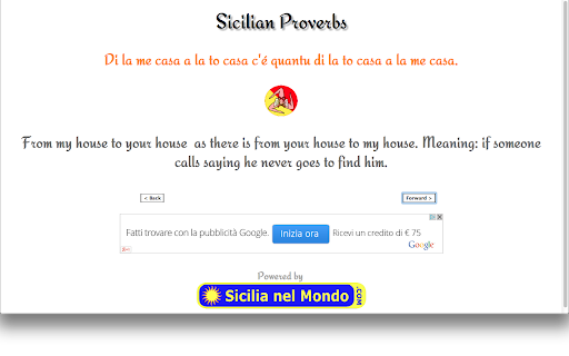 Sicilian Proverbs